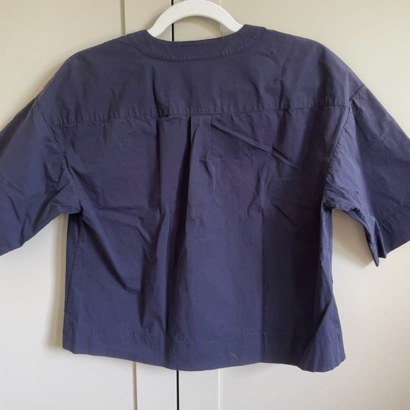 Theory navy blouse - Picture 2 of 3